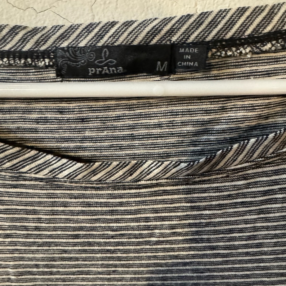 Prana Striped TShirt Dress